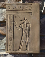 Load image into Gallery viewer, History Egyptian Anubis proffering life 12" www.Neo-Mfg.com Museum reproduction a13