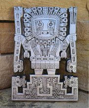 Load image into Gallery viewer, Inca Viracocha Tiwanaku Gateway sun Sculptural wall relief plaque 10" www.Neo-Mfg.com home decor d19
