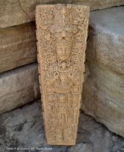Load image into Gallery viewer, History Aztec Maya Stela P of Copan Artifact Carved Sun Stone Sculpture Statue 10" Tall www.Neo-Mfg.com
