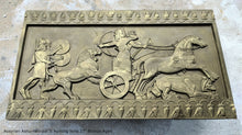 Load image into Gallery viewer, Assyrian Ashurnasirpal II hunting lions Carving sculpture wall plaque 22.75" www.Neo-Mfg.com