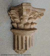 Load image into Gallery viewer, Roman Greek Wall Corinthian Column plaque Fragment relief www.Neo-Mfg.com 16" each