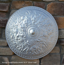 Load image into Gallery viewer, Roman Greek Battle shield Sculptural Wall relief www.Neo-Mfg.com 18.5" Museum Reproduction