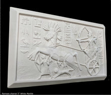 Load image into Gallery viewer, History Egyptian Ramses chariot Sculptural wall relief plaque www.Neo-Mfg.com 5"