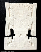 Load image into Gallery viewer, Inca Viracocha Tiwanaku Gateway sun Sculptural wall relief plaque 10" www.Neo-Mfg.com home decor d19