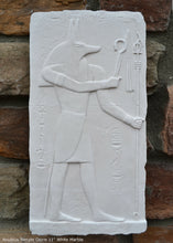 Load image into Gallery viewer, History Egyptian Anubis Temple Osiris Sculptural wall relief www.Neo-Mfg.com 11" e4