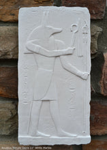 Load image into Gallery viewer, History Egyptian Anubis Temple Osiris Sculptural wall relief www.Neo-Mfg.com 11" e4