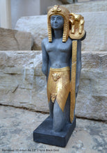Load image into Gallery viewer, History Egyptian Ramesses Ramses III Standard-Bearer of Amun-Re Sculpture Statue 13" www.Neo-Mfg.com Museum Replica Grand size