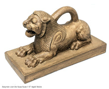 Load image into Gallery viewer, Assyrian Lion De Susa Suse weight Sculpture statue 7.5" www.Neo-Mfg.com Museum reproduction