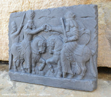 Load image into Gallery viewer, Assyrian Persian investitures of Ardashir I Artifact Carved Sculpture Statue 5" ww.Neo-Mfg.com Home decor g5