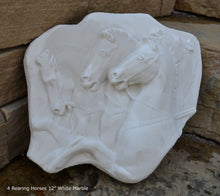 Load image into Gallery viewer, Roman Greek Rearing Horses Sculpture Statue plaque www.Neo-Mfg.com 12&quot; home decor
