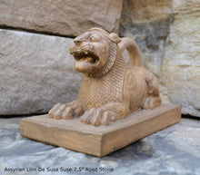 Load image into Gallery viewer, Assyrian Lion De Susa Suse weight Sculpture statue 7.5" www.Neo-Mfg.com Museum reproduction