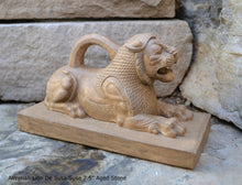 Load image into Gallery viewer, Assyrian Lion De Susa Suse weight Sculpture statue 7.5" www.Neo-Mfg.com Museum reproduction