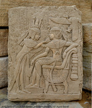 Load image into Gallery viewer, History Egyptian King Tutankhamun Tut Golden Shrine Right side Plaque Artifact Sculpture 10" www.Neo-Mfg.com home decor h16