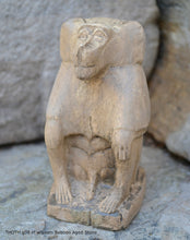 Load image into Gallery viewer, History Egyptian THOTH Hedj-wer god of wisdom Baboon Sculpture carving statue www.Neo-Mfg.com museum reproduction