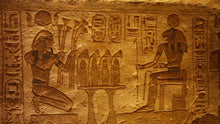 Load image into Gallery viewer, History Egyptian Ramses II offering God Khnum Amun Ram temple of Amun Plaque Artifact Sculpture www.Neo-Mfg.com home decor h4
