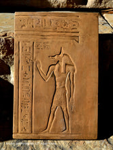 Load image into Gallery viewer, History Egyptian Anubis proffering life 12" www.Neo-Mfg.com Museum reproduction a13