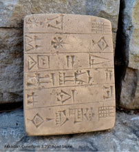 Load image into Gallery viewer, Historical Assyrian Akkadian Cuneiform Sculpture www.Neo-Mfg.com Mesopotamia 3.75" Tall C3