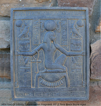 Load image into Gallery viewer, Egyptian HEH God Of Infinity Tutankhamen Fragment Plaque Wall Frieze 10" tall www.NEO-MFG.com d10