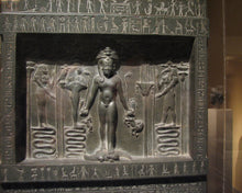 Load image into Gallery viewer, History Egyptian Metternich Stele Magic Stela Sculptural wall relief www.Neo-Mfg.com 8.25" g11