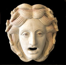 Load image into Gallery viewer, Medusa Mask Greece museum sculpture Artifact bust plaque www.Neo-Mfg.com 12"