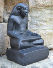 Load image into Gallery viewer, Egyptian Scribe Lay seated sitting statue Sculpture 7" www.Neo-Mfg.com museum reproduction