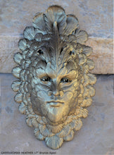 Load image into Gallery viewer, Nature GREENWOMAN HEATHER wall sculpture Garden statue 17" Neo-Mfg