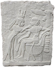 Load image into Gallery viewer, History Egyptian King Tutankhamun Tut Golden Shrine Right side Plaque Artifact Sculpture 10" www.Neo-Mfg.com home decor h16