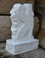 Load image into Gallery viewer, Historical Assyrian Shedu Persian winged bull Guardian of Persepolis relief sculpture ancient replica Sculpture www.Neo-Mfg.com 7"
