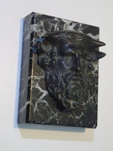 Load image into Gallery viewer, Roman Greek Acheloos head of Horned God God of Lezoux bust Sculpture Statue www.Neo-mfg.com 4" Museum reproduction