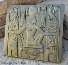 Load image into Gallery viewer, Egyptian HEH God Of Infinity Tutankhamen Fragment Plaque Wall Frieze 17" www.NEO-MFG.com