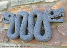 Load image into Gallery viewer, History Aztec Double Headed Serpent Maya Artifact Carved Sculpture Statue 16.25" www.Neo-Mfg.com