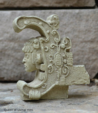 Load image into Gallery viewer, Aztec Mayan Queen of Uxmal Architectural element bust Sculpture 4" www.Neo-Mfg.com home decor