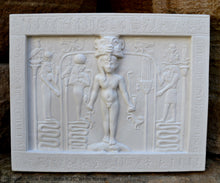 Load image into Gallery viewer, History Egyptian Metternich Stele Magic Stela Sculptural wall relief www.Neo-Mfg.com 8.25" g11