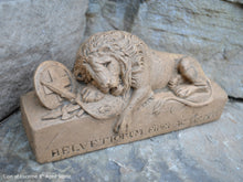 Load image into Gallery viewer, Lion of Lucerne Sculpture Statue 8" long www.Neo-Mfg.com home decor