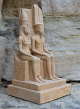 Load image into Gallery viewer, Egyptian God Amun & Mut Sculpture museum reproduction art 7" www.Neo-Mfg.com Museum Reproduction Mérymaât