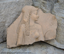 Load image into Gallery viewer, History Egyptian Goddess Cleopatra Isis Fragment Sculpture Statue 5.5" www.Neo-Mfg.com museum reproduction