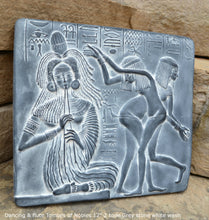 Load image into Gallery viewer, History Egyptian Dancing & flute Tombes of Nobles Plaque Artifact Sculpture 12" www.Neo-Mfg.com home decor