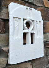 Load image into Gallery viewer, History Egyptian Stele for Senebef and Ipta Artifact Carved Sculpture Statue 17" Tall www.Neo-Mfg.com Museum reproduction