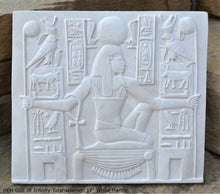 Load image into Gallery viewer, Egyptian HEH God Of Infinity Tutankhamen Fragment Plaque Wall Frieze 17" www.NEO-MFG.com