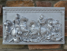 Load image into Gallery viewer, Alexander the Great Sarcophagus Battle Scene Sculpture museum reproduction art 15.75" www.Neo-Mfg.com home decor relief