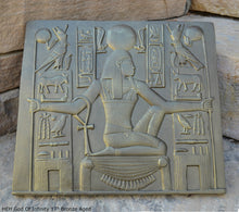 Load image into Gallery viewer, Egyptian HEH God Of Infinity Tutankhamen Fragment Plaque Wall Frieze 17" www.NEO-MFG.com
