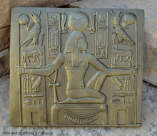 Load image into Gallery viewer, Egyptian HEH God Of Infinity Tutankhamen Fragment Plaque Wall Frieze 17" www.NEO-MFG.com