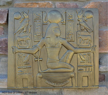 Load image into Gallery viewer, Egyptian HEH God Of Infinity Tutankhamen Fragment Plaque Wall Frieze 17" www.NEO-MFG.com