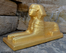 Load image into Gallery viewer, History Egyptian Sphinx of Gaza Sculpture Statue www.Neo-mfg.com 15" Museum quality reproduction