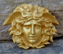 Load image into Gallery viewer, Medusa Gorgon bust Sculpture wall plaque www.Neo-Mfg.com 5" home decor Museum Reproduction