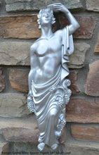 Load image into Gallery viewer, Roman Greek Wine Bearer Figure Sculptural Wall relief www.Neo-Mfg.com 18" tall