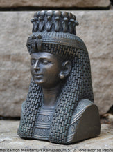 Load image into Gallery viewer, History Egyptian Meritamon Meritamun Ramesseum Temple of the Queen cairo Sculpture Statue www.Neo-mfg.com 5" Museum reproduction
