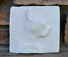 Load image into Gallery viewer, History Egyptian Bastat Cat Votive Sculptural wall relief bust Neo-Mfg 5.5" home decor k23