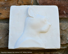 Load image into Gallery viewer, History Egyptian Bastat Cat Votive Sculptural wall relief bust Neo-Mfg 5.5" home decor k23