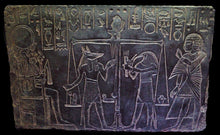 Load image into Gallery viewer, History Egyptian Afterlife Judgement Stela Plaque Artifact Sculpture 14" www.Neo-Mfg.com home decor L8
